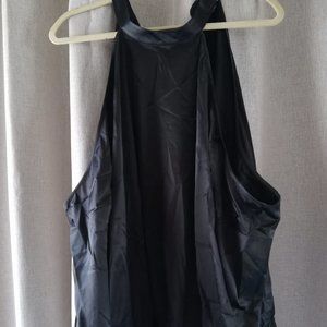 Universal Standard black Courtney Satin top